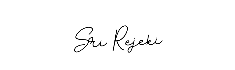 Make a beautiful signature design for name Sri Rejeki. With this signature (BallpointsItalic-DORy9) style, you can create a handwritten signature for free. Sri Rejeki signature style 11 images and pictures png