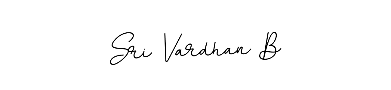 Create a beautiful signature design for name Sri Vardhan B. With this signature (BallpointsItalic-DORy9) fonts, you can make a handwritten signature for free. Sri Vardhan B signature style 11 images and pictures png