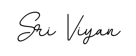 Elevate your brand with a stunning Sri Viyan eSignature. The BallpointsItalic-DORy9 style provides a balanced, flowing aesthetic for everyday signing. Sri Viyan signature style 11 images and pictures png