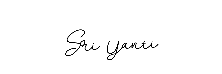 You should practise on your own different ways (BallpointsItalic-DORy9) to write your name (Sri Yanti) in signature. don't let someone else do it for you. Sri Yanti signature style 11 images and pictures png