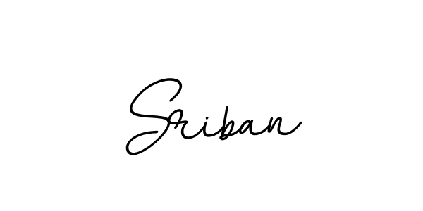 Create a beautiful signature design for name Sriban. With this signature (BallpointsItalic-DORy9) fonts, you can make a handwritten signature for free. Sriban signature style 11 images and pictures png