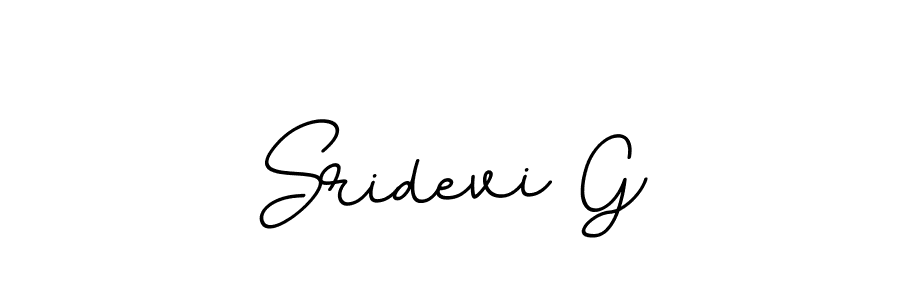Create a beautiful signature design for name Sridevi G. With this signature (BallpointsItalic-DORy9) fonts, you can make a handwritten signature for free. Sridevi G signature style 11 images and pictures png