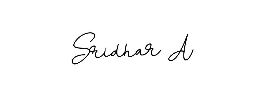 Sridhar A stylish signature style. Best Handwritten Sign (BallpointsItalic-DORy9) for my name. Handwritten Signature Collection Ideas for my name Sridhar A. Sridhar A signature style 11 images and pictures png