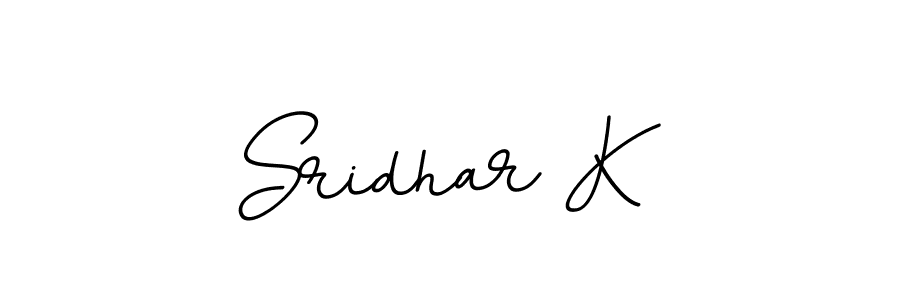 It looks lik you need a new signature style for name Sridhar K. Design unique handwritten (BallpointsItalic-DORy9) signature with our free signature maker in just a few clicks. Sridhar K signature style 11 images and pictures png