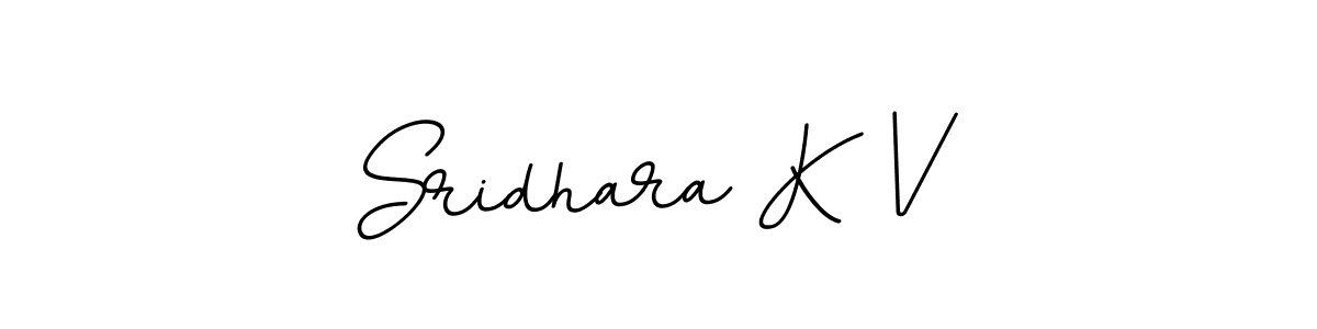 The best way (BallpointsItalic-DORy9) to make a short signature is to pick only two or three words in your name. The name Sridhara K V include a total of six letters. For converting this name. Sridhara K V signature style 11 images and pictures png