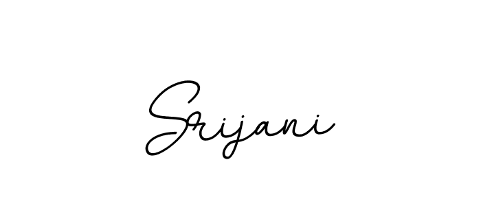 Design your own signature with our free online signature maker. With this signature software, you can create a handwritten (BallpointsItalic-DORy9) signature for name Srijani. Srijani signature style 11 images and pictures png