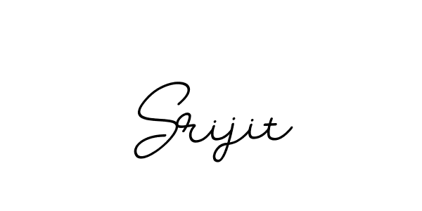 Make a beautiful signature design for name Srijit. With this signature (BallpointsItalic-DORy9) style, you can create a handwritten signature for free. Srijit signature style 11 images and pictures png