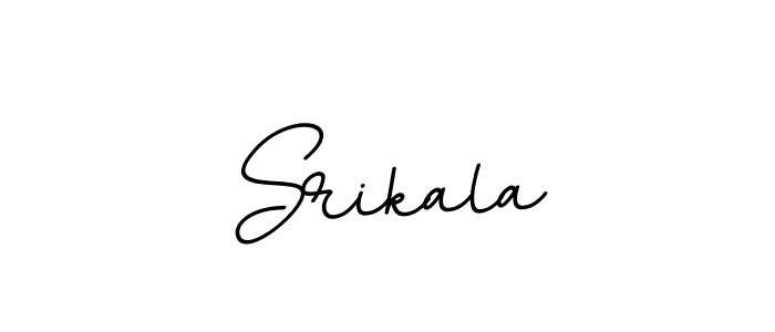 The best way (BallpointsItalic-DORy9) to make a short signature is to pick only two or three words in your name. The name Srikala include a total of six letters. For converting this name. Srikala signature style 11 images and pictures png