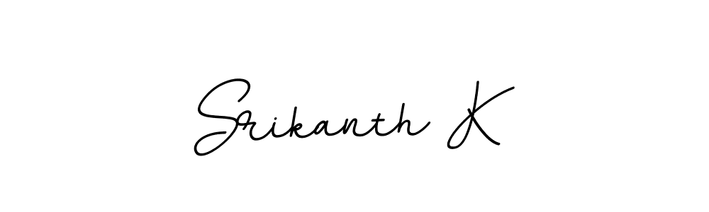 Also we have Srikanth K name is the best signature style. Create professional handwritten signature collection using BallpointsItalic-DORy9 autograph style. Srikanth K signature style 11 images and pictures png