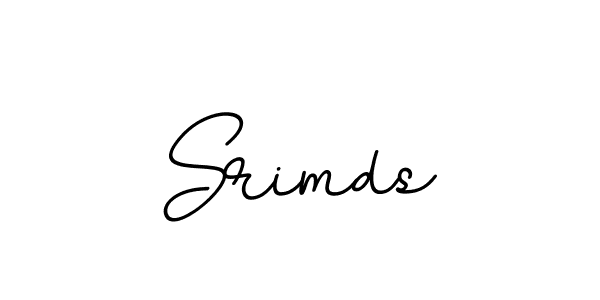 Make a beautiful signature design for name Srimds. With this signature (BallpointsItalic-DORy9) style, you can create a handwritten signature for free. Srimds signature style 11 images and pictures png