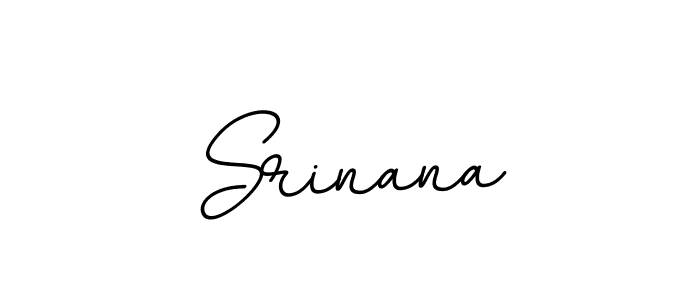 You should practise on your own different ways (BallpointsItalic-DORy9) to write your name (Srinana) in signature. don't let someone else do it for you. Srinana signature style 11 images and pictures png