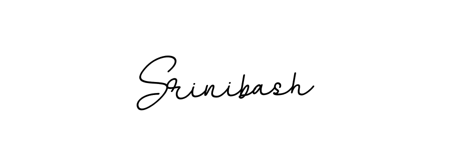 Create a beautiful signature design for name Srinibash. With this signature (BallpointsItalic-DORy9) fonts, you can make a handwritten signature for free. Srinibash signature style 11 images and pictures png