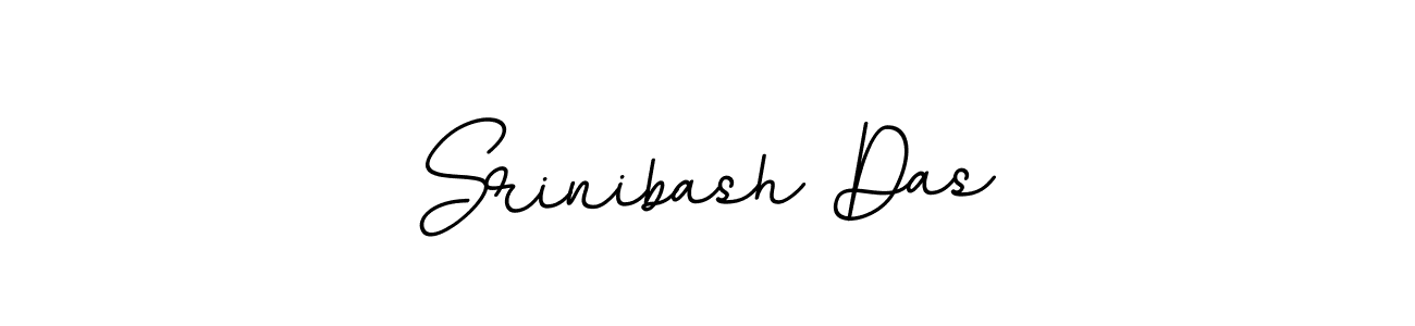 Make a beautiful signature design for name Srinibash Das. With this signature (BallpointsItalic-DORy9) style, you can create a handwritten signature for free. Srinibash Das signature style 11 images and pictures png