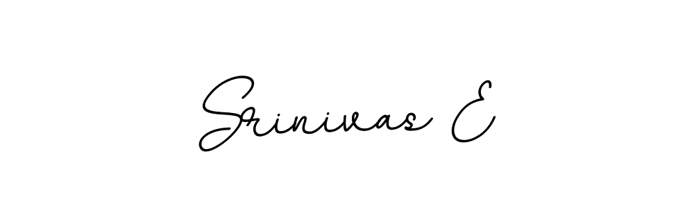 This is the best signature style for the Srinivas E name. Also you like these signature font (BallpointsItalic-DORy9). Mix name signature. Srinivas E signature style 11 images and pictures png