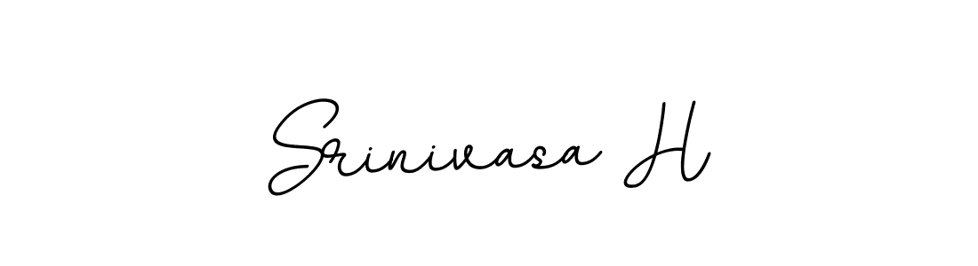 Create a beautiful signature design for name Srinivasa H. With this signature (BallpointsItalic-DORy9) fonts, you can make a handwritten signature for free. Srinivasa H signature style 11 images and pictures png