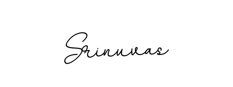 Use a signature maker to create a handwritten signature online. With this signature software, you can design (BallpointsItalic-DORy9) your own signature for name Srinuvas. Srinuvas signature style 11 images and pictures png