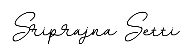 A modern signature idea for name Sriprajna Setti using BallpointsItalic-DORy9 font. Clean strokes and elegant curves make it stand out instantly. Sriprajna Setti signature style 11 images and pictures png