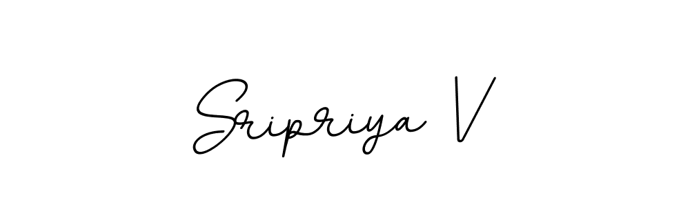 BallpointsItalic-DORy9 is a professional signature style that is perfect for those who want to add a touch of class to their signature. It is also a great choice for those who want to make their signature more unique. Get Sripriya V name to fancy signature for free. Sripriya V signature style 11 images and pictures png