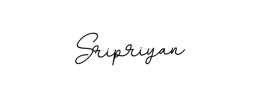 Use a signature maker to create a handwritten signature online. With this signature software, you can design (BallpointsItalic-DORy9) your own signature for name Sripriyan. Sripriyan signature style 11 images and pictures png