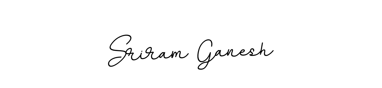 The best way (BallpointsItalic-DORy9) to make a short signature is to pick only two or three words in your name. The name Sriram Ganesh include a total of six letters. For converting this name. Sriram Ganesh signature style 11 images and pictures png