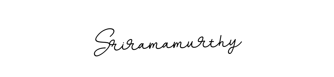 Use a signature maker to create a handwritten signature online. With this signature software, you can design (BallpointsItalic-DORy9) your own signature for name Sriramamurthy. Sriramamurthy signature style 11 images and pictures png