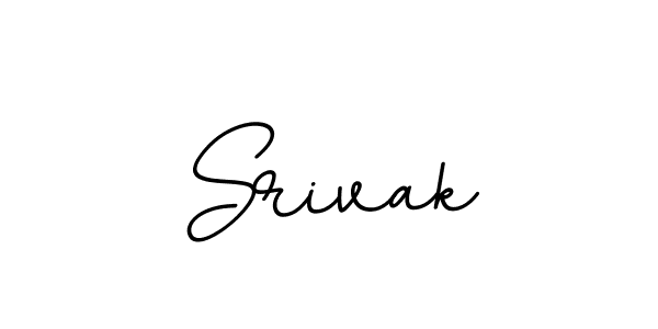 Use a signature maker to create a handwritten signature online. With this signature software, you can design (BallpointsItalic-DORy9) your own signature for name Srivak. Srivak signature style 11 images and pictures png