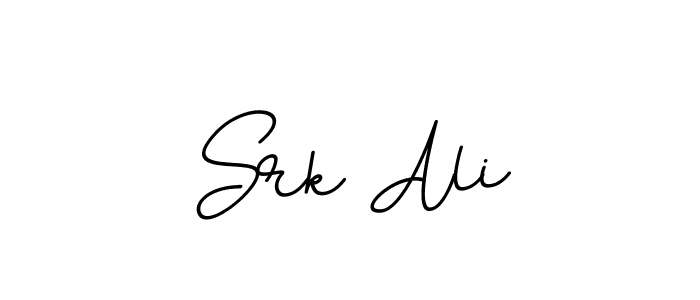 Make a beautiful signature design for name Srk Ali. With this signature (BallpointsItalic-DORy9) style, you can create a handwritten signature for free. Srk Ali signature style 11 images and pictures png
