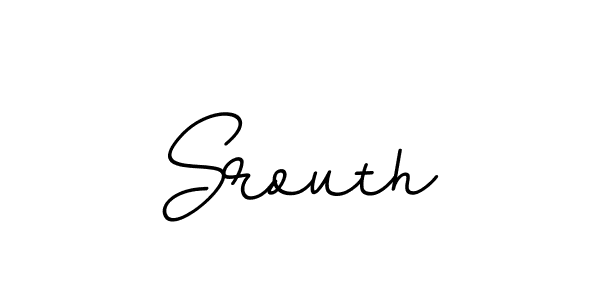 How to make Srouth name signature. Use BallpointsItalic-DORy9 style for creating short signs online. This is the latest handwritten sign. Srouth signature style 11 images and pictures png