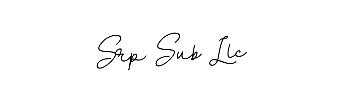 How to make Srp Sub Llc name signature. Use BallpointsItalic-DORy9 style for creating short signs online. This is the latest handwritten sign. Srp Sub Llc signature style 11 images and pictures png