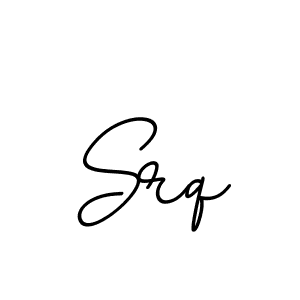 How to make Srq name signature. Use BallpointsItalic-DORy9 style for creating short signs online. This is the latest handwritten sign. Srq signature style 11 images and pictures png