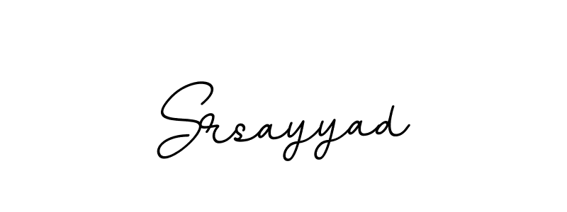 Create a beautiful signature design for name Srsayyad. With this signature (BallpointsItalic-DORy9) fonts, you can make a handwritten signature for free. Srsayyad signature style 11 images and pictures png