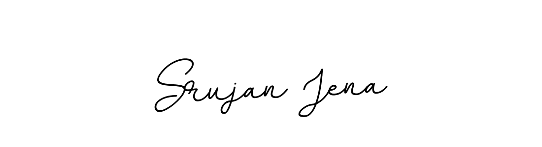 Use a signature maker to create a handwritten signature online. With this signature software, you can design (BallpointsItalic-DORy9) your own signature for name Srujan Jena. Srujan Jena signature style 11 images and pictures png