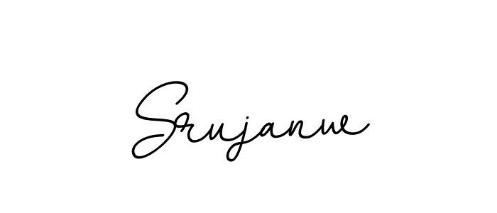 This is the best signature style for the Srujanw name. Also you like these signature font (BallpointsItalic-DORy9). Mix name signature. Srujanw signature style 11 images and pictures png