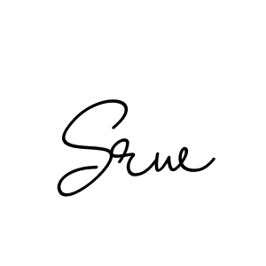 The best way (BallpointsItalic-DORy9) to make a short signature is to pick only two or three words in your name. The name Srw include a total of six letters. For converting this name. Srw signature style 11 images and pictures png