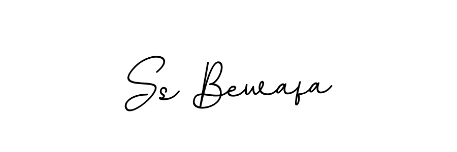 Also we have Ss Bewafa name is the best signature style. Create professional handwritten signature collection using BallpointsItalic-DORy9 autograph style. Ss Bewafa signature style 11 images and pictures png