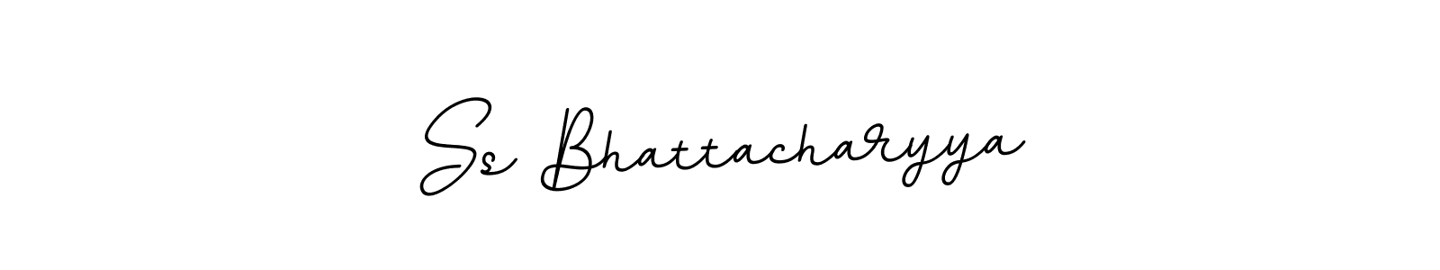 if you are searching for the best signature style for your name Ss Bhattacharyya. so please give up your signature search. here we have designed multiple signature styles  using BallpointsItalic-DORy9. Ss Bhattacharyya signature style 11 images and pictures png