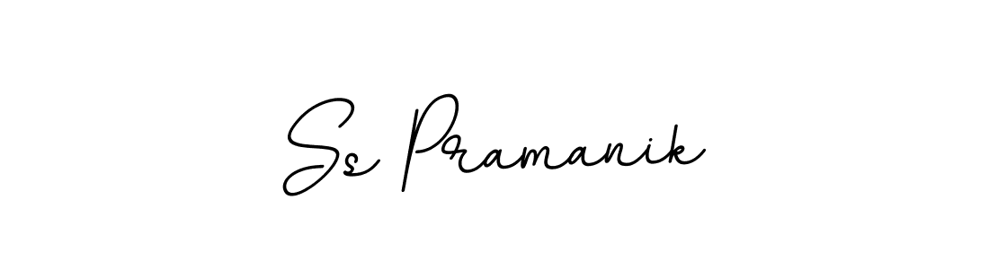 Use a signature maker to create a handwritten signature online. With this signature software, you can design (BallpointsItalic-DORy9) your own signature for name Ss Pramanik. Ss Pramanik signature style 11 images and pictures png