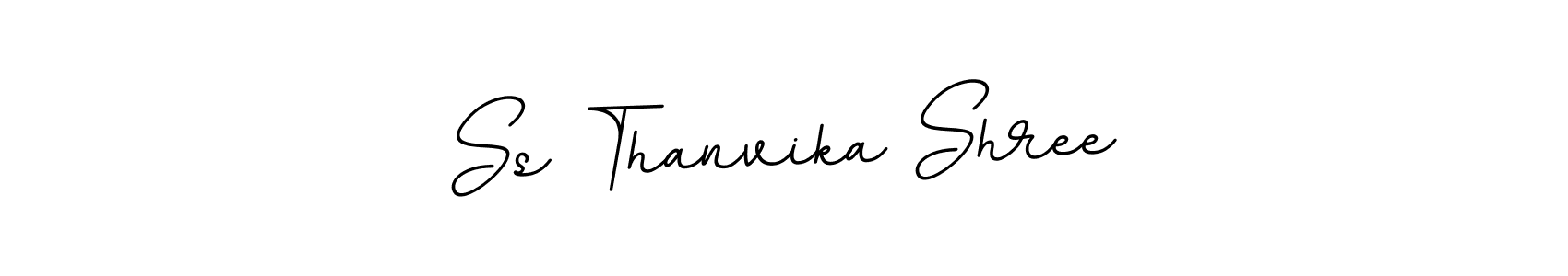 Similarly BallpointsItalic-DORy9 is the best handwritten signature design. Signature creator online .You can use it as an online autograph creator for name Ss Thanvika Shree. Ss Thanvika Shree signature style 11 images and pictures png