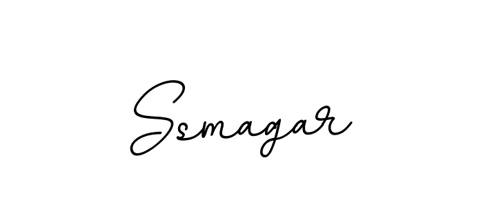 Design your own signature with our free online signature maker. With this signature software, you can create a handwritten (BallpointsItalic-DORy9) signature for name Ssmagar. Ssmagar signature style 11 images and pictures png