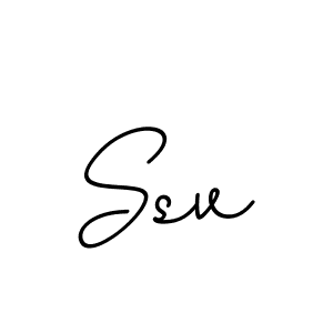 How to make Ssv signature? BallpointsItalic-DORy9 is a professional autograph style. Create handwritten signature for Ssv name. Ssv signature style 11 images and pictures png