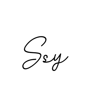 The best way (BallpointsItalic-DORy9) to make a short signature is to pick only two or three words in your name. The name Ssy include a total of six letters. For converting this name. Ssy signature style 11 images and pictures png