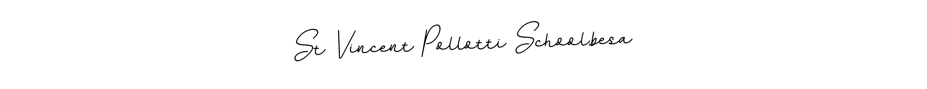 Once you've used our free online signature maker to create your best signature BallpointsItalic-DORy9 style, it's time to enjoy all of the benefits that St Vincent Pollotti School,besa name signing documents. St Vincent Pollotti School,besa signature style 11 images and pictures png