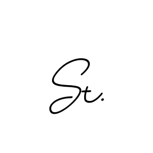 BallpointsItalic-DORy9 is a professional signature style that is perfect for those who want to add a touch of class to their signature. It is also a great choice for those who want to make their signature more unique. Get St. name to fancy signature for free. St. signature style 11 images and pictures png