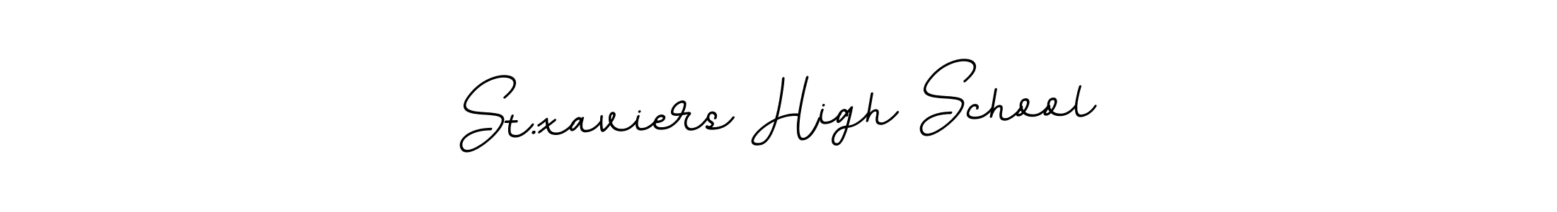 Also You can easily find your signature by using the search form. We will create St.xaviers High School name handwritten signature images for you free of cost using BallpointsItalic-DORy9 sign style. St.xaviers High School signature style 11 images and pictures png