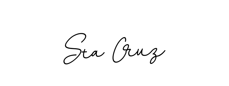 Design your own signature with our free online signature maker. With this signature software, you can create a handwritten (BallpointsItalic-DORy9) signature for name Sta Cruz. Sta Cruz signature style 11 images and pictures png