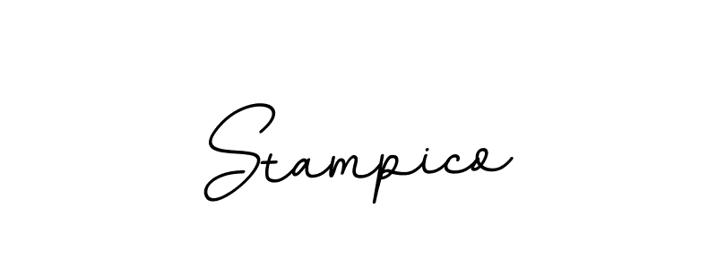 Design your own signature with our free online signature maker. With this signature software, you can create a handwritten (BallpointsItalic-DORy9) signature for name Stampico. Stampico signature style 11 images and pictures png