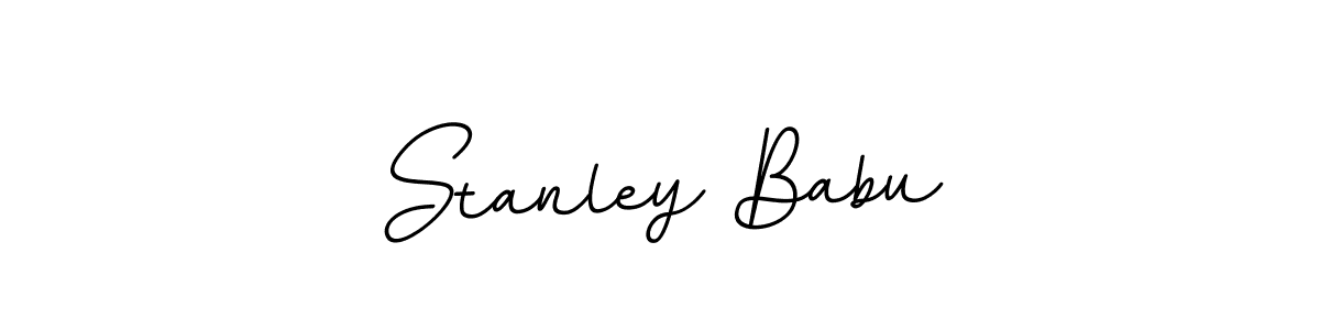 BallpointsItalic-DORy9 is a professional signature style that is perfect for those who want to add a touch of class to their signature. It is also a great choice for those who want to make their signature more unique. Get Stanley Babu name to fancy signature for free. Stanley Babu signature style 11 images and pictures png