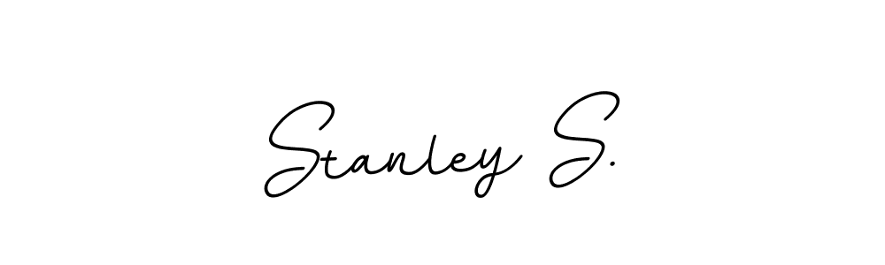 How to make Stanley S. name signature. Use BallpointsItalic-DORy9 style for creating short signs online. This is the latest handwritten sign. Stanley S. signature style 11 images and pictures png