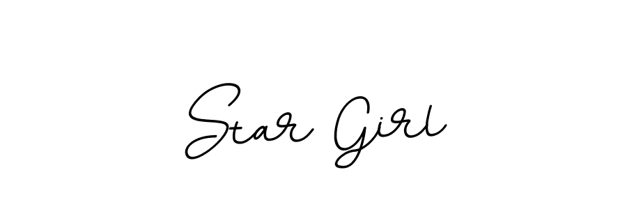 How to make Star Girl name signature. Use BallpointsItalic-DORy9 style for creating short signs online. This is the latest handwritten sign. Star Girl signature style 11 images and pictures png