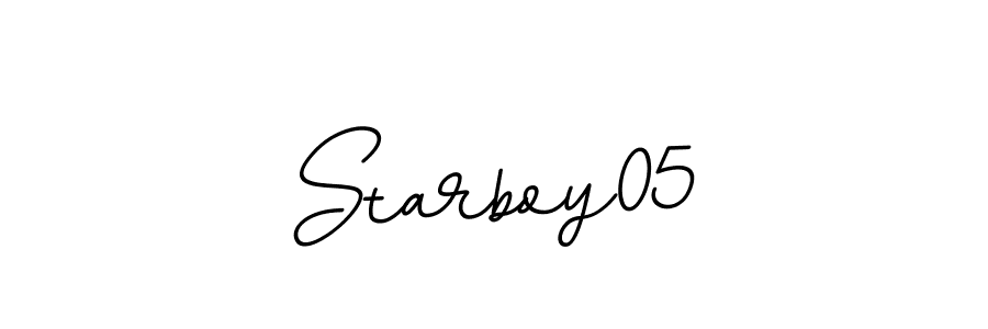 Use a signature maker to create a handwritten signature online. With this signature software, you can design (BallpointsItalic-DORy9) your own signature for name Starboy05. Starboy05 signature style 11 images and pictures png